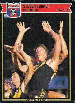 1987 Scanlens VFL #85 Steven Turner Front